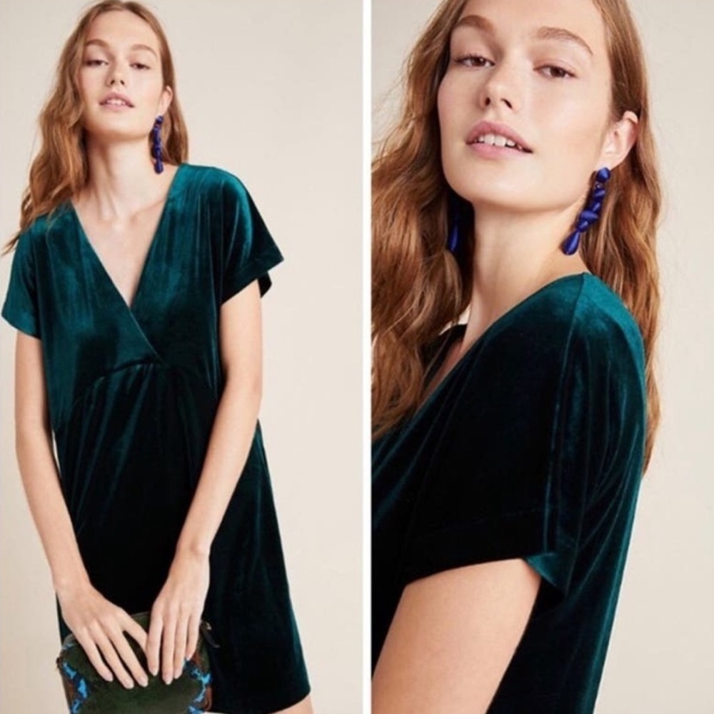 Anthropologie Sunday in Brooklyn Velvet Dress